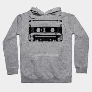 cassette, cassette tape shirt, cassette tape, mix tape, 80s cassette tapes, cassette tape vintage, retro cassette tape Hoodie